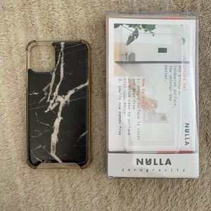 Iphone 11 Pro Nully Case in Black Marble Zero Gravity